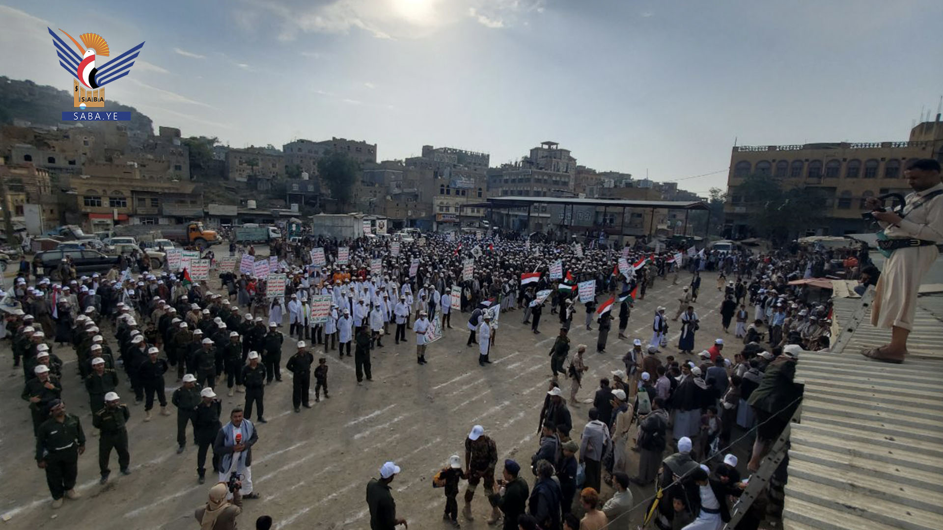 عرض شعبي لقوات التعبئة في المحابشة بحجة