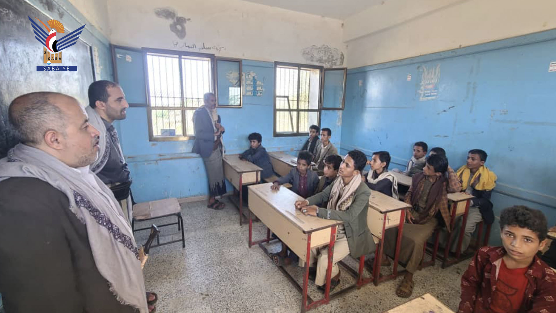 تفقد أنشطة الدورات الصيفية بمديرية بني سعد بالمحويت