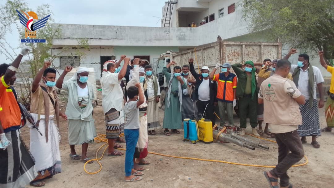 تدشين حملة رش ضبابي ويرقي لمكافحة البعوض بمديرية المنيرة في الحديدة