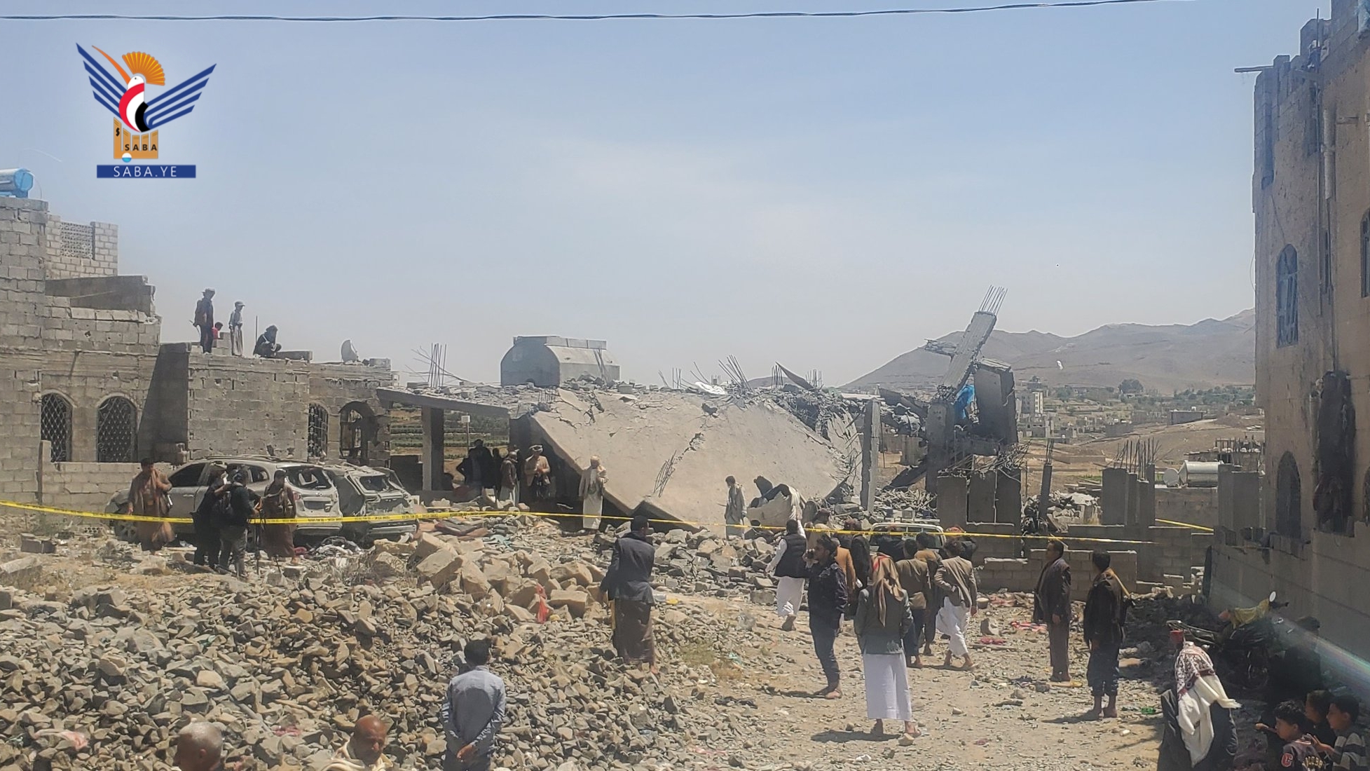 منزل السهيلي بصنعاء.. ركام يتحدث عن إرهاب أمريكي لا يتوقف