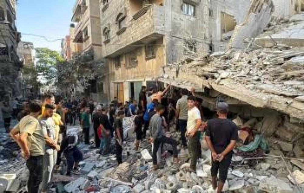 تدمير مباني غزة والوحشية الإسرائيلية و الدعم الأمريكي تدمير مباني غزة والوحشية الإسرائيلية و الدعم الأمريكي