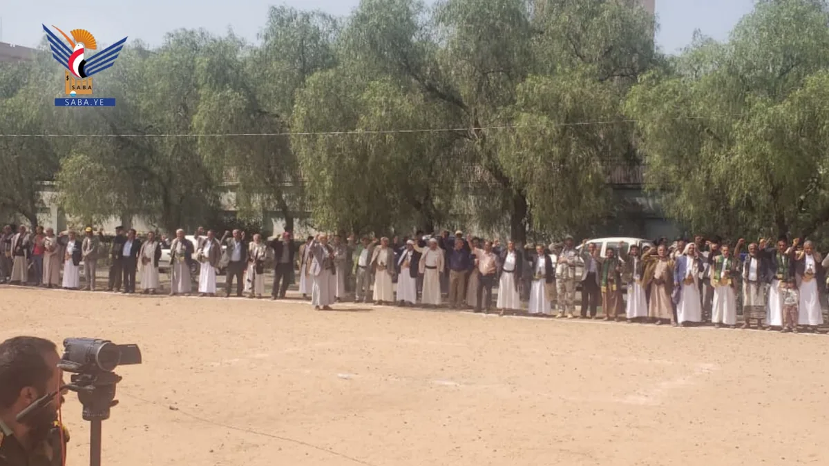 وقفة مسلحة بمديرية شعوب في أمانة العاصمة نصرة للقرآن الكريم