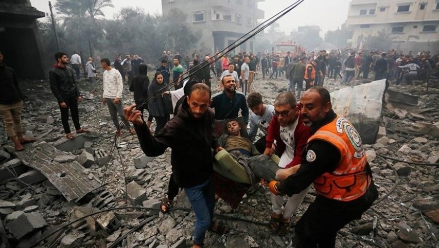 استشهاد 5 فلسطينيين بقصف العدو الإسرائيلي على قطاع غزة