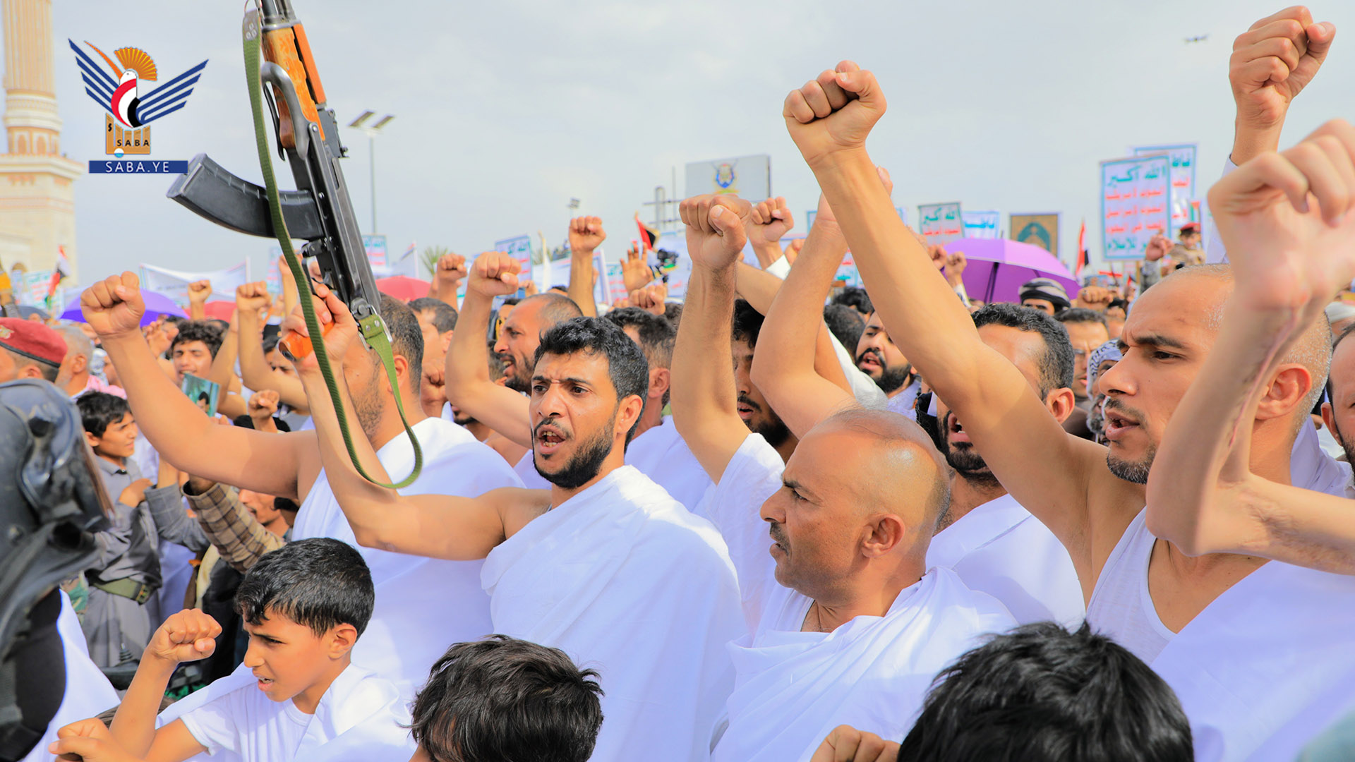 اليمنيون يستنفرون بكافة الساحات إسنادا للأشقاء في فلسطين ودفاعاً عن المقدسات