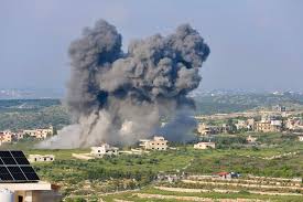استشهاد شخص في غارة للعدو الاسرائيلي  استهدفت بلدة عين بعال جنوب لبنان 