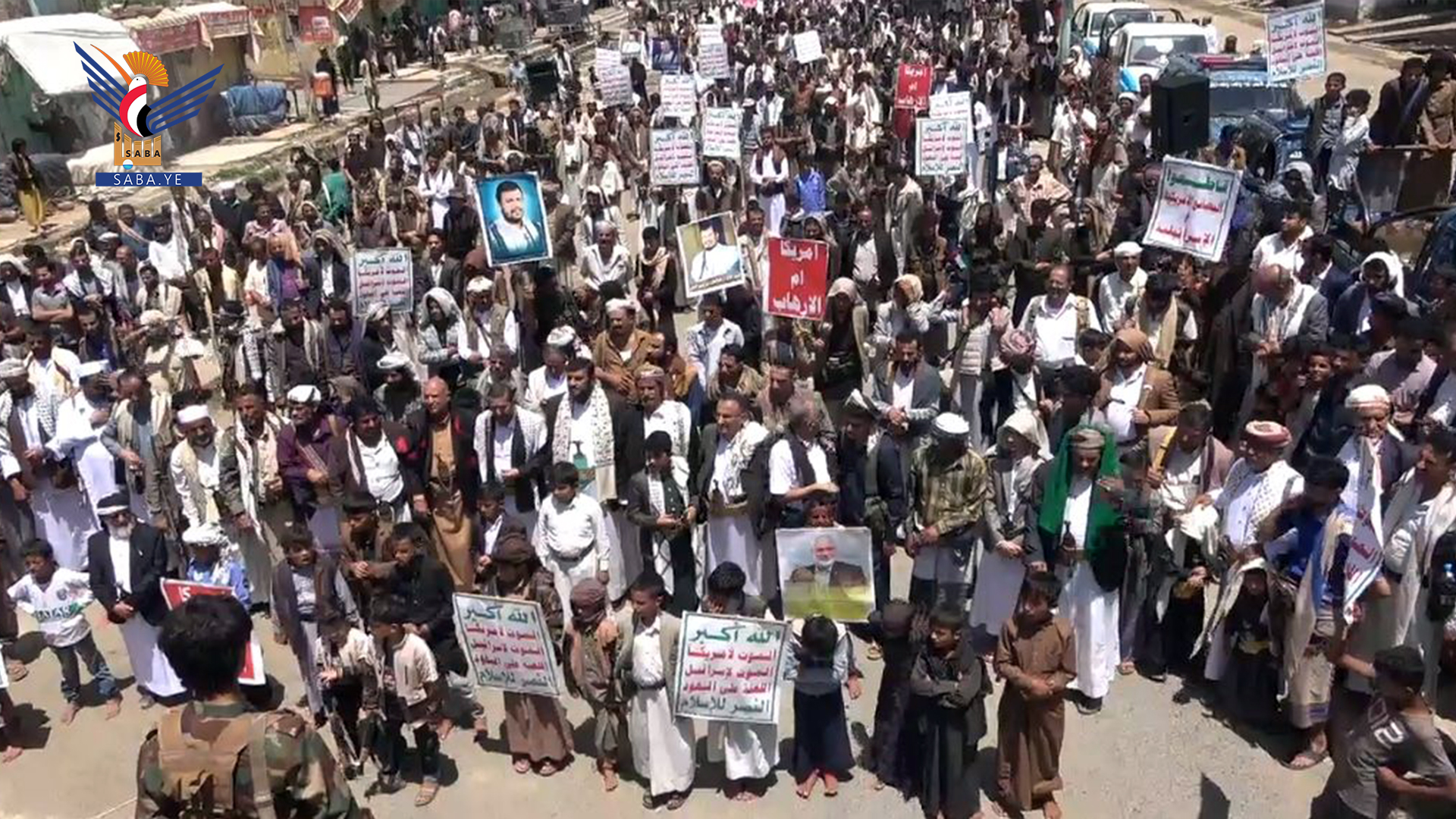  مسيرات ووقفات في البيضاء للتنديد باستمرار مجازر العدوان الصهيوني في غزة