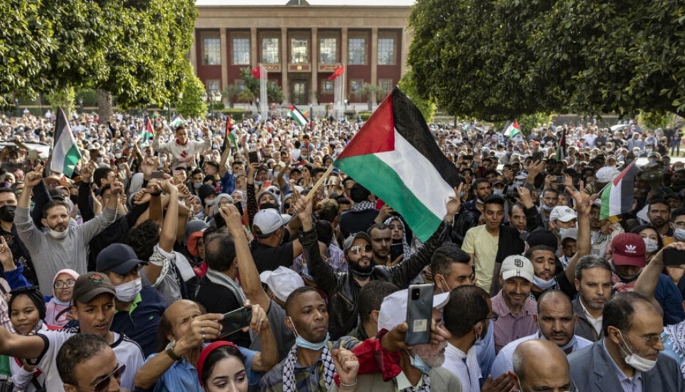 طلاب جامعة كولومبيا يتظاهرون مجددا تنديدا باستمرار العدوان على غزة