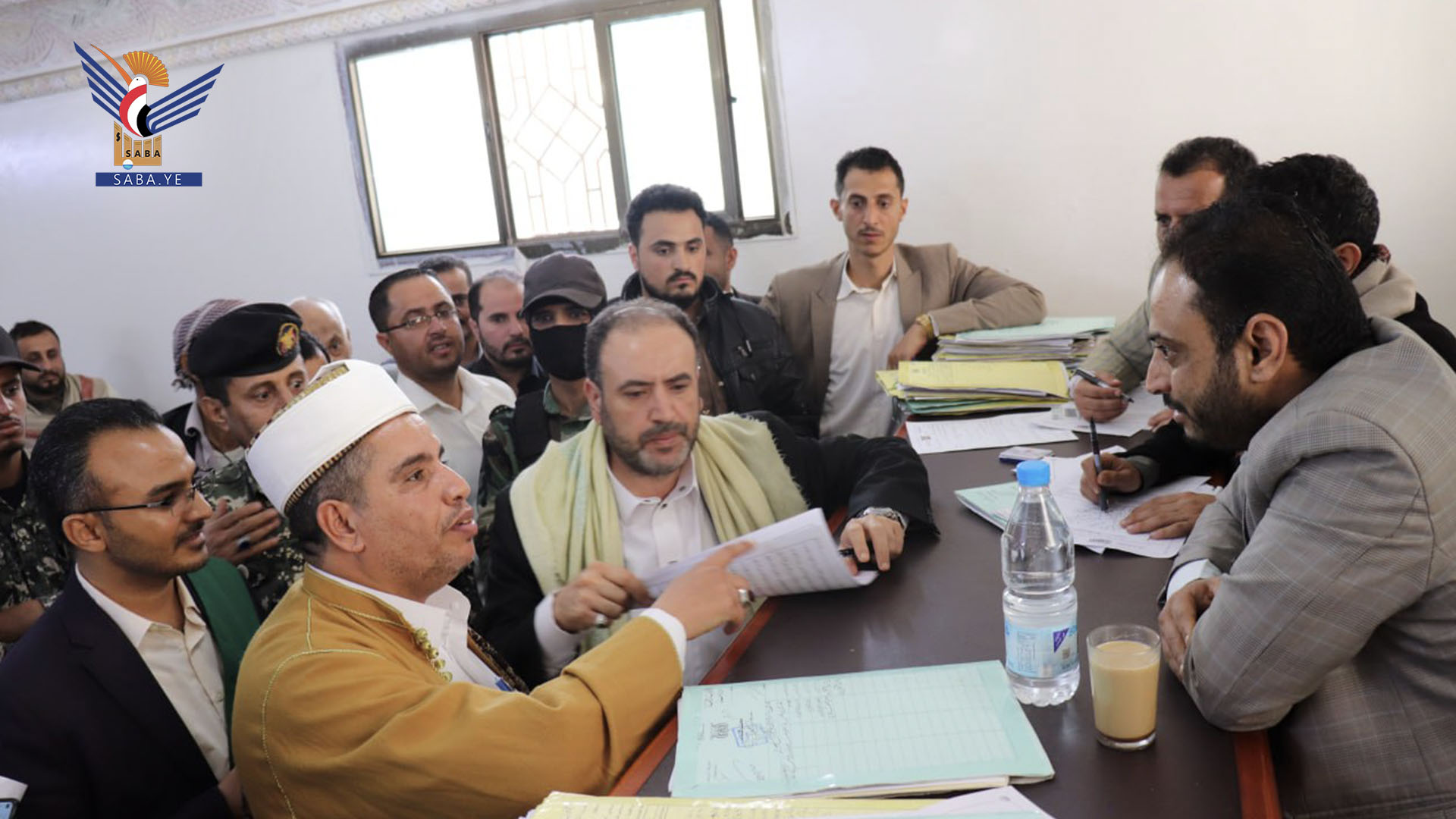 رئيس هيئة التفتيش القضائي يتفقد سير أداء المحاكم النوعية في أمانة العاصمة