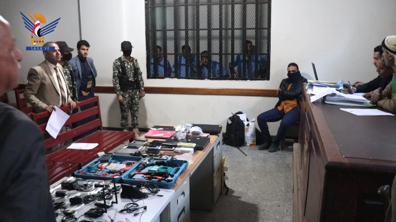 الجزائية المتخصصة تستعرض أدلة الإثبات في قضايا التخابر ضمن شبكة التجسس التابعة لمخابرات العدو