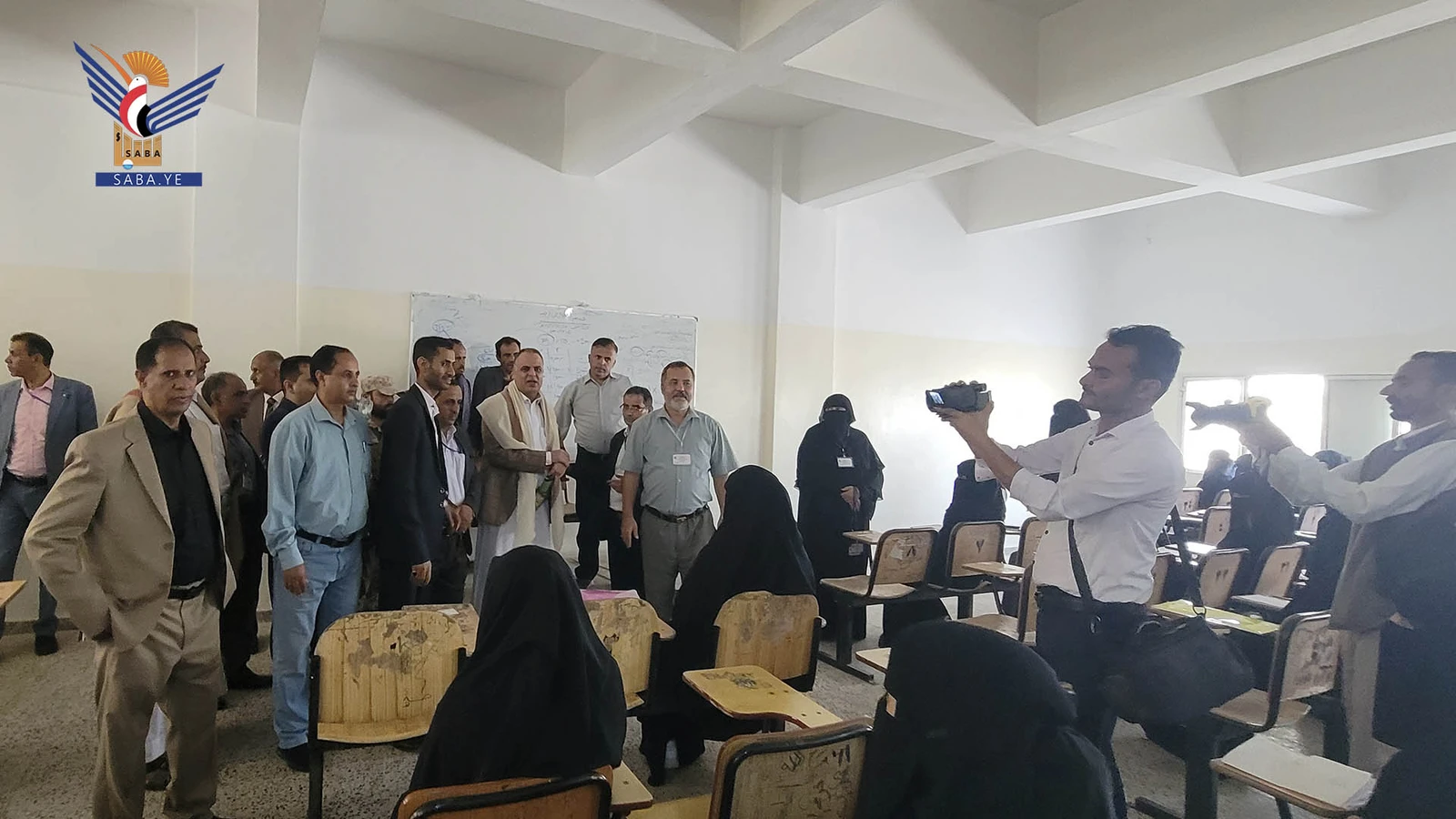 تدشين اختبارات القبول والمفاضلة في كلية الطب بجامعة حجة