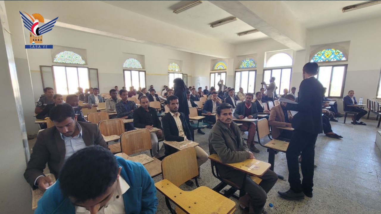 579 متقدما يؤدون اختبارات كفاءة المهنة الطبية بجامعة حجة