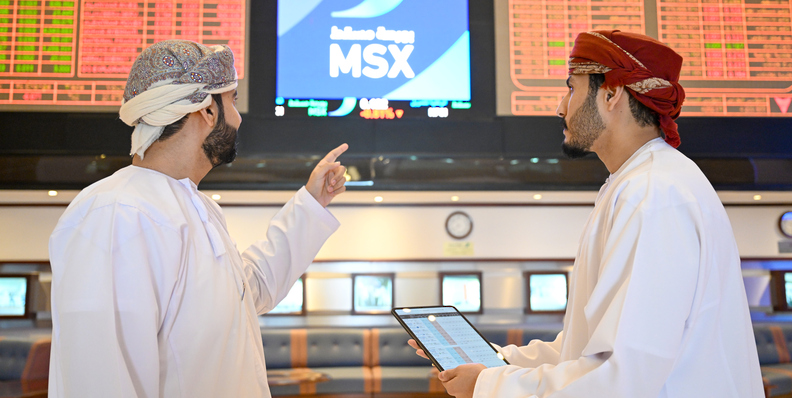 ارتفاع مؤشر بورصة مسقط في ختام تعاملاته اليوم بنسبة 2.03 بالمائة