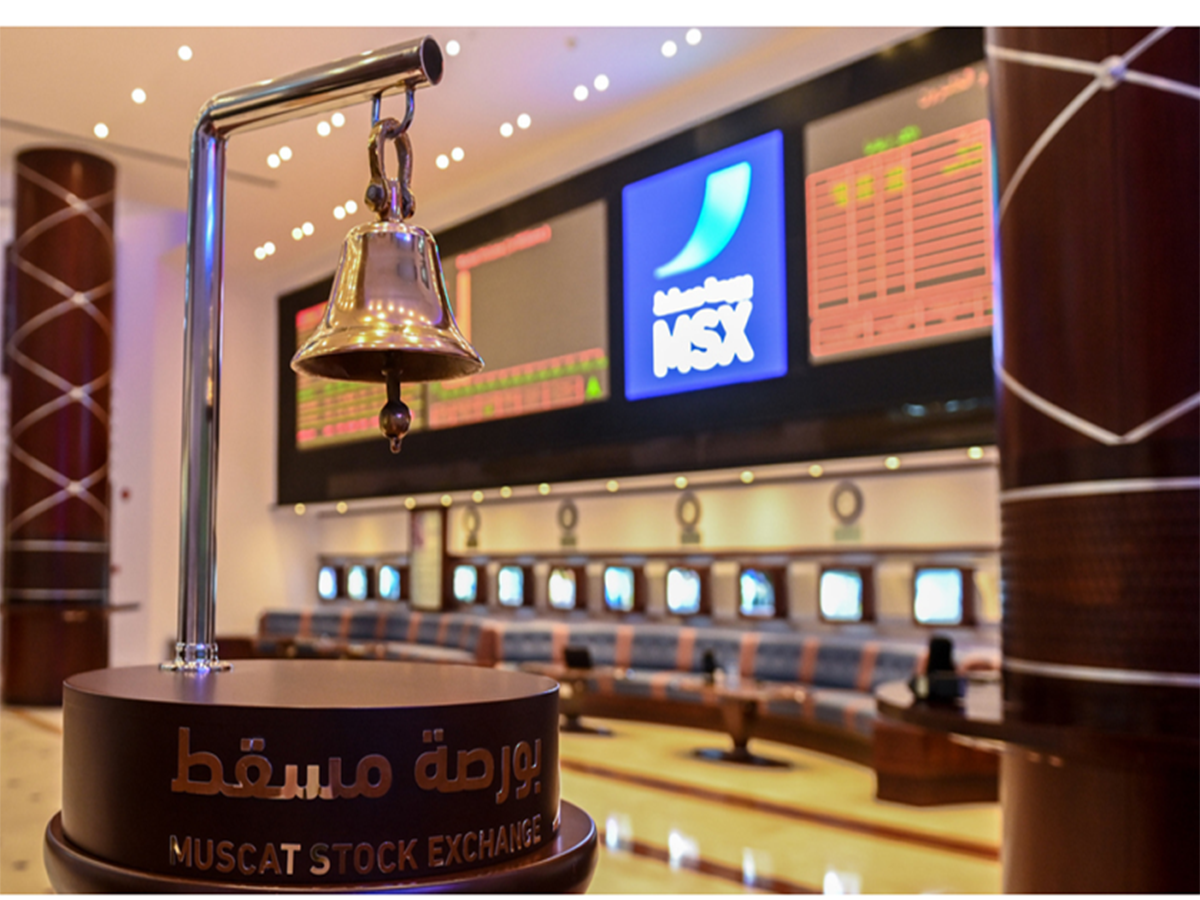 إغلاق مؤشر بورصة مسقط على ارتفاع 0.10 بالمائة