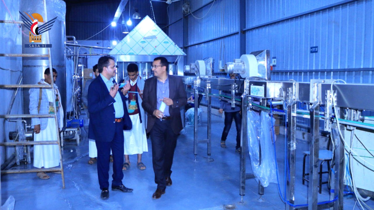 تفقد عدد من مصانع المياه المعدنية بمحافظة صنعاء