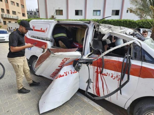 حماس : استهداف طواقم الدفاع المدني والهلال الأحمر في رفح جريمة حرب مكتملة الأركان