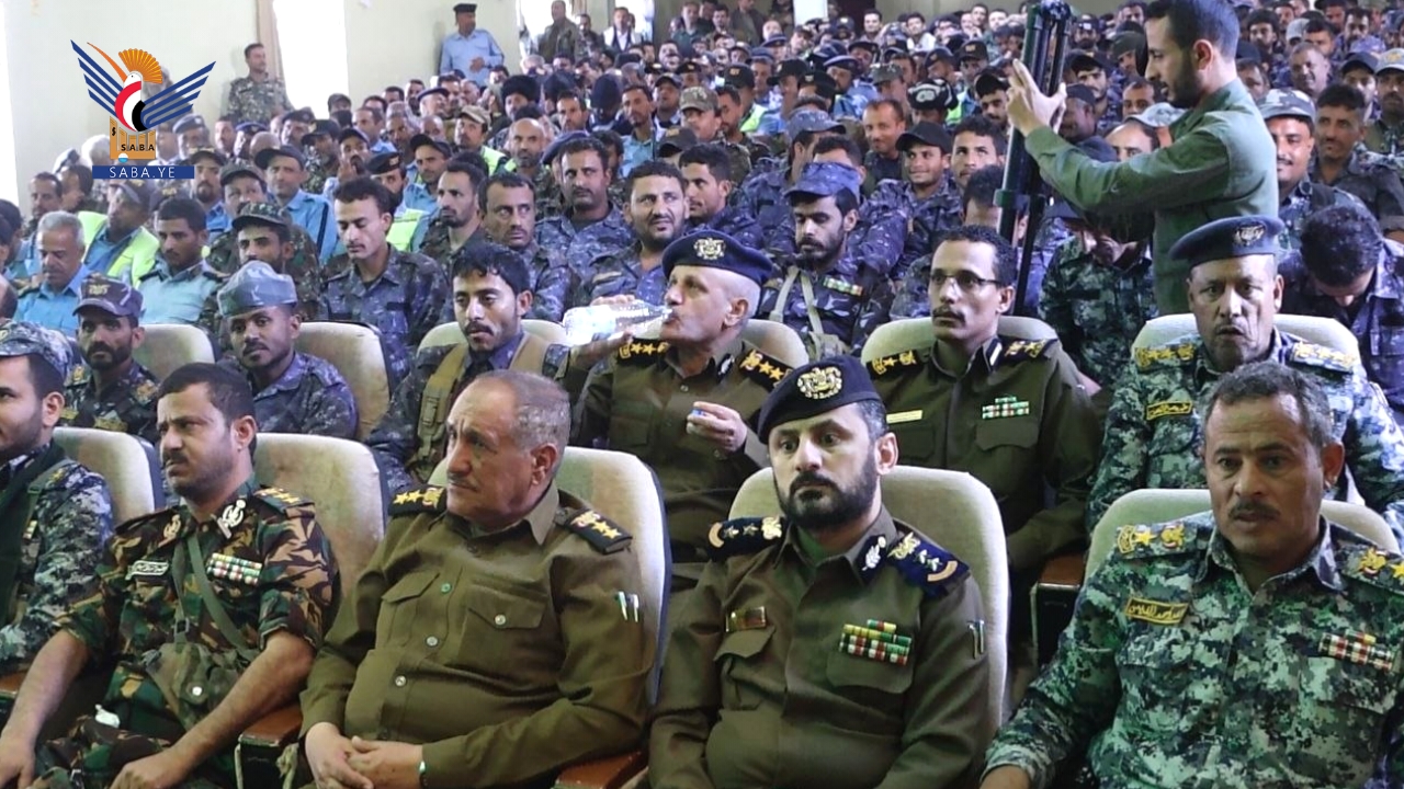 فعالية لإدارة أمن محافظة إب بالذكرى السنوية لشهيد القرآن