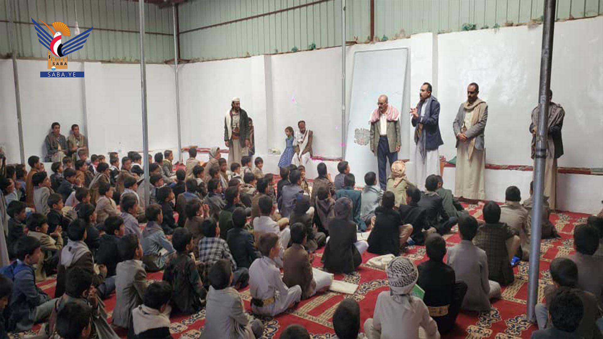 تفقد الدورات الصيفية بمديرية سنحان 