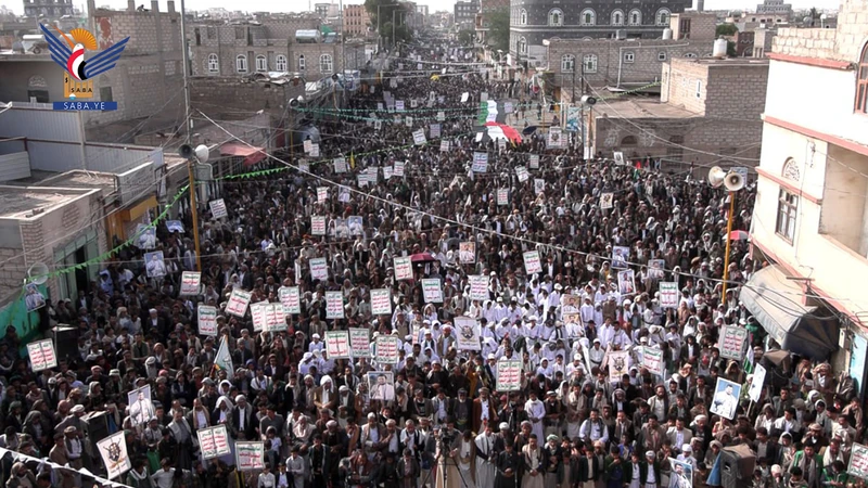 مسيرات حاشدة في ذمار ثباتًا وجهادًا واستنفارًا مع غزة