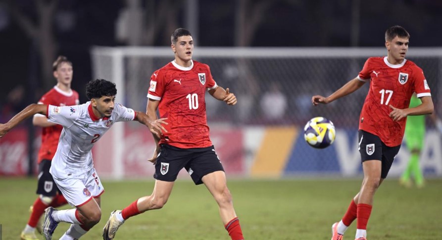 منتخب تونس يودّع كأس العالم للناشئين بخسارته من النمسا