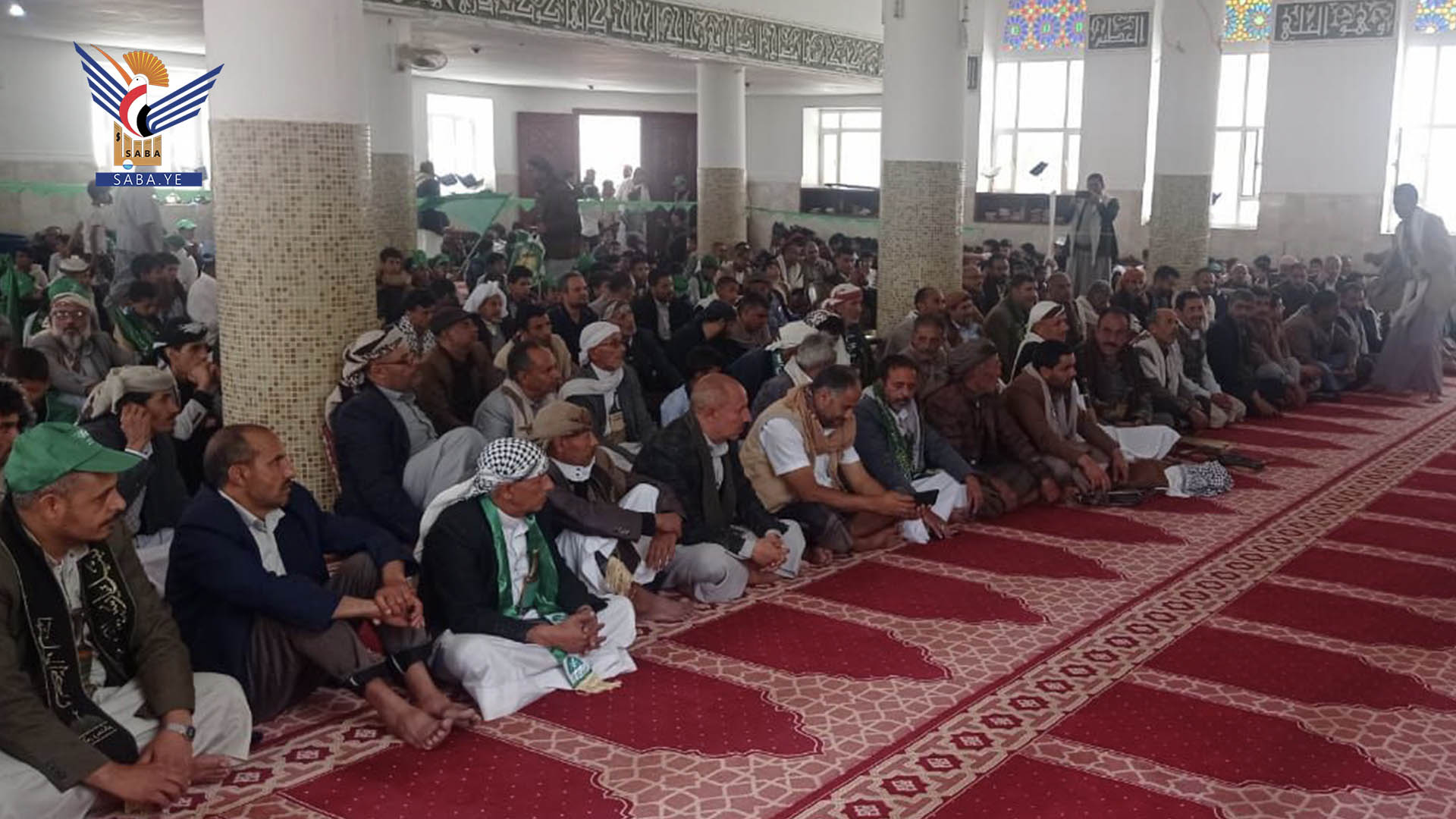 إب.. مسيرة طلابية وفعالية لهيئة الأوقاف بذكرى المولد في مديرية السدة