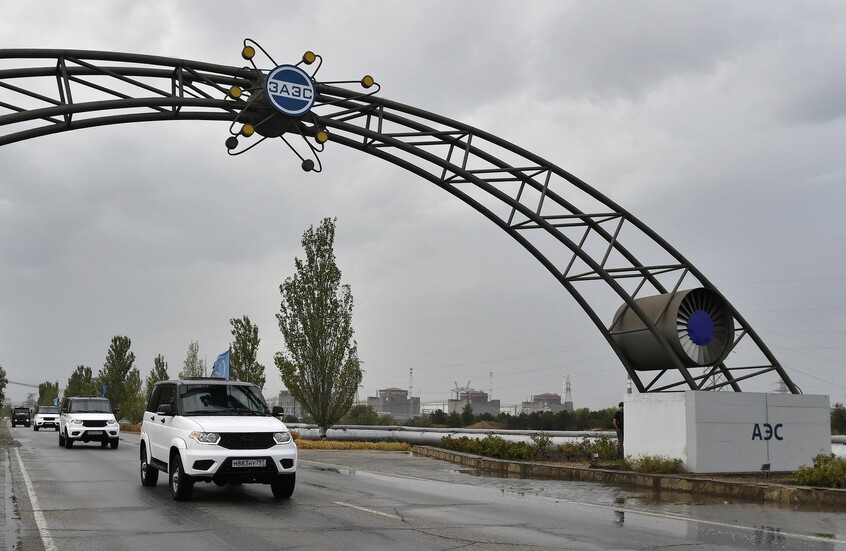 محطة زابوروجيه للطاقة النووية تعلن فصل مصدر الطاقة الخارجي محطة زابوروجيه للطاقة النووية تعلن فصل مصدر الطاقة الخارجي