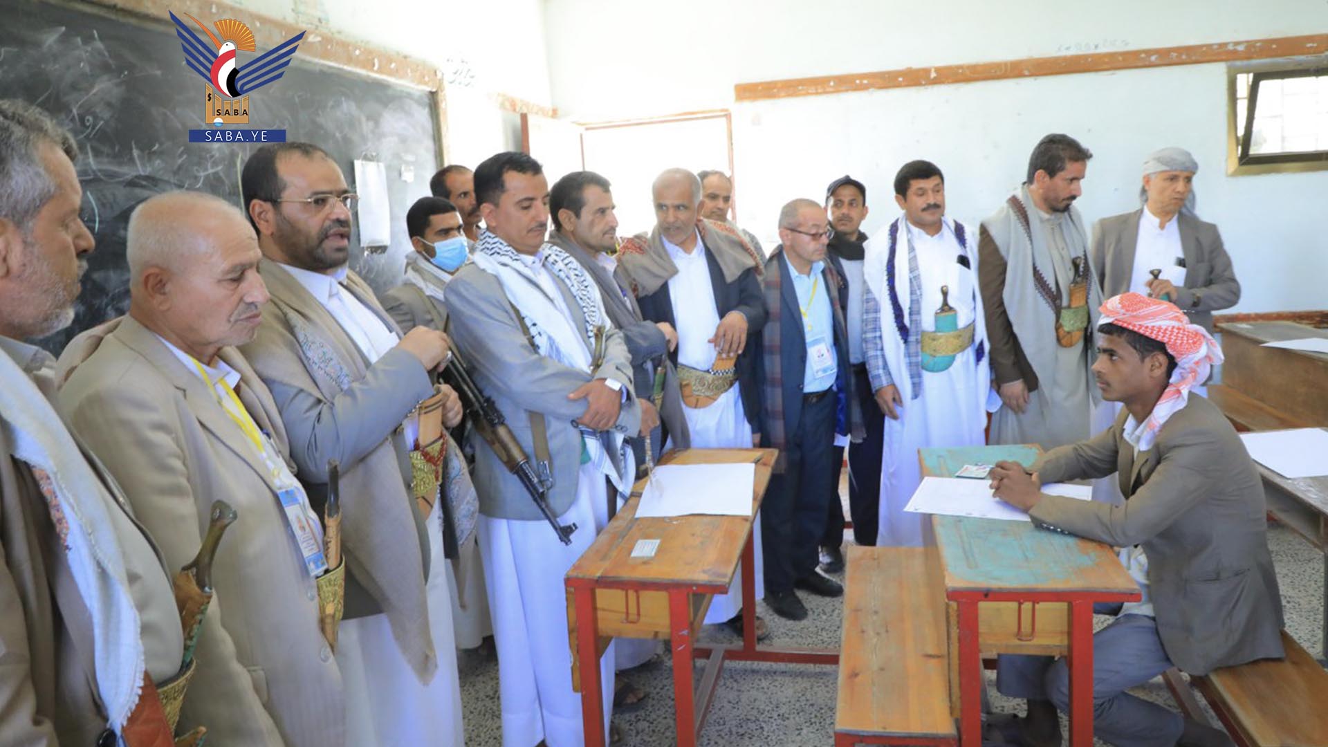 محافظ صعدة يتفقد اختبارات الشهادة الثانوية العامة  