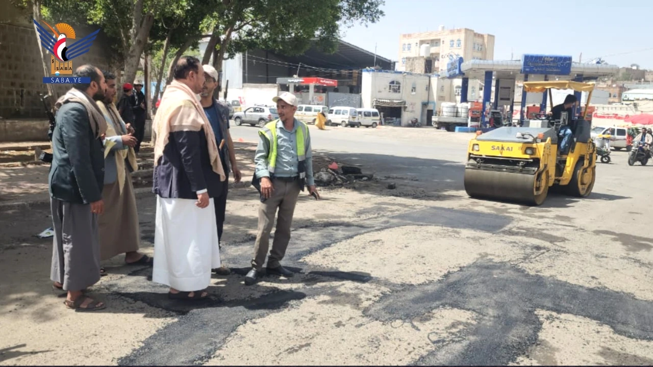 أمانة العاصمة.. تدشين أعمال ترميم وتحسين شوارع القطاع الجنوبي