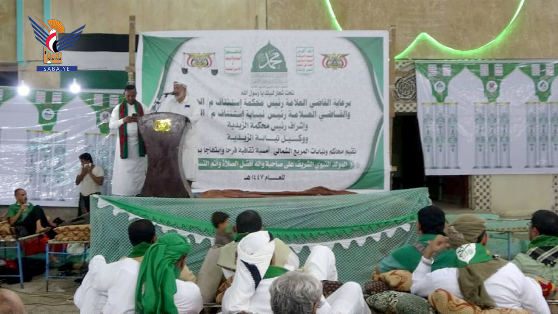 محاكم ونيابات المربع الشمالي بالحديدة تقيم أمسية بذكرى المولد النبوي