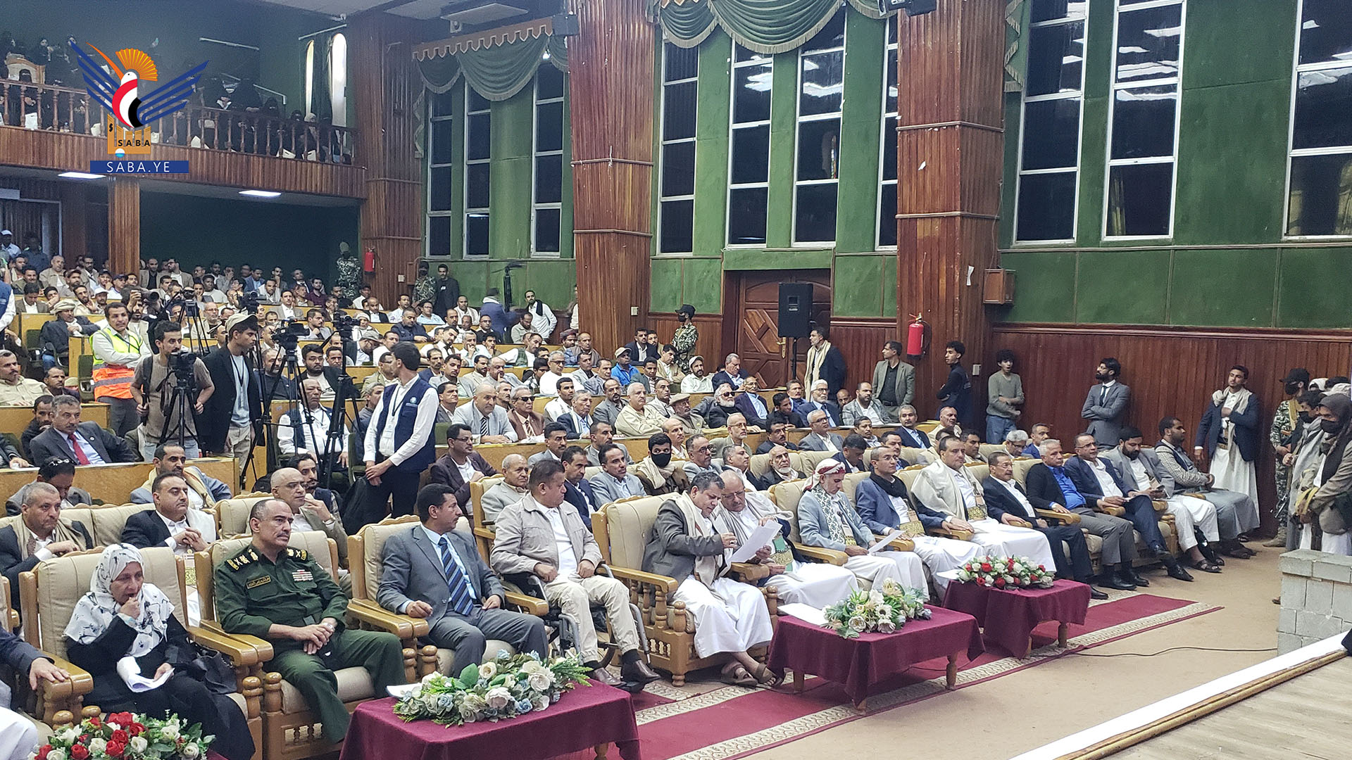  النعيمي ومفتاح يدشنان أعمال المؤتمر الوطني الأول للسلامة والصحة المهنية