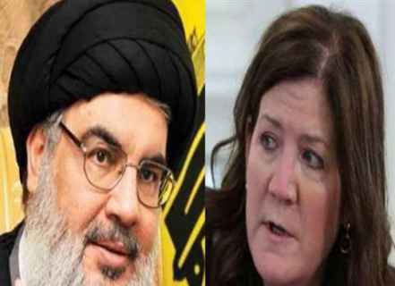 السفيرة الامريكية في بيروت تستبق وصول السفينة الإيرانية