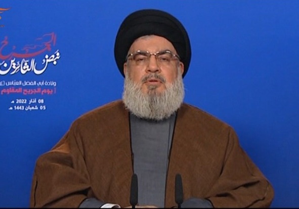نصر الله: الحياد ذريعةٍ للتهرّب من المسؤوليات تجاه فلسطين والحرب على سوريا واليمن