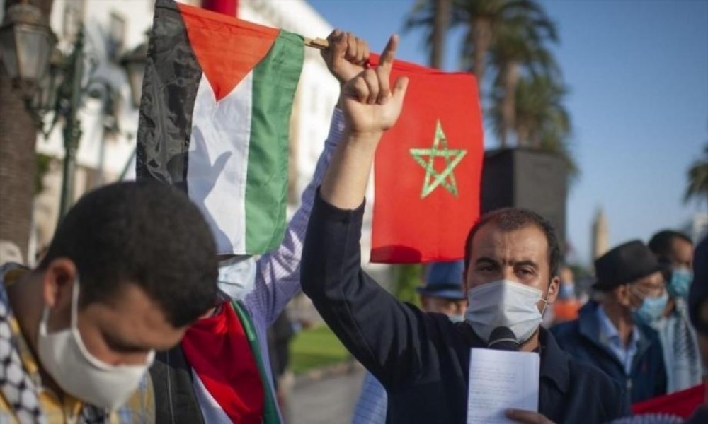 الشعب المغربي يؤكد رفضه من جديد للتطبيع