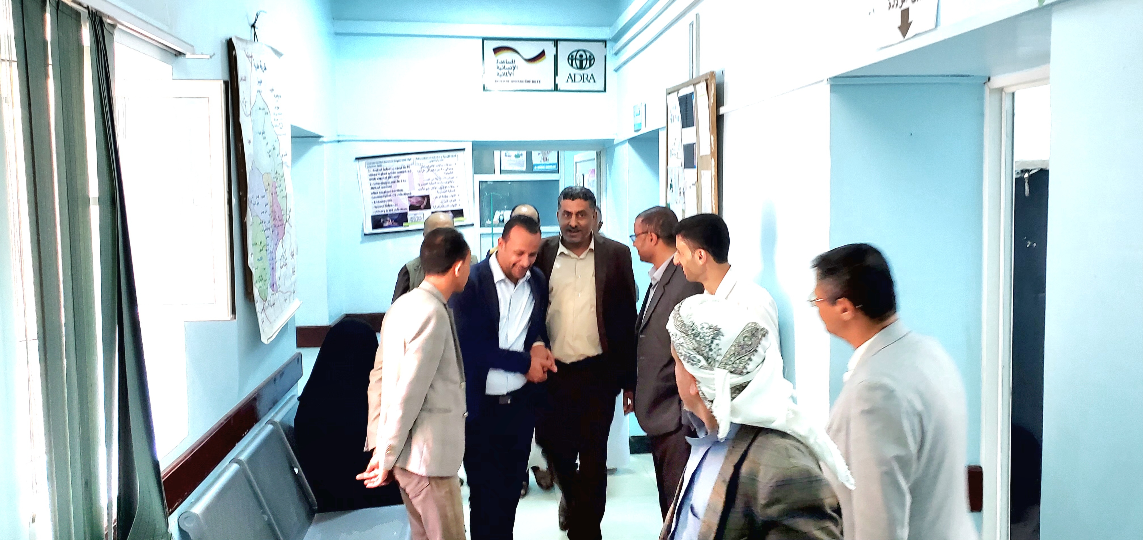 الاطلاع على مستوى الخدمات الصحية في مدينة حجة ومبين