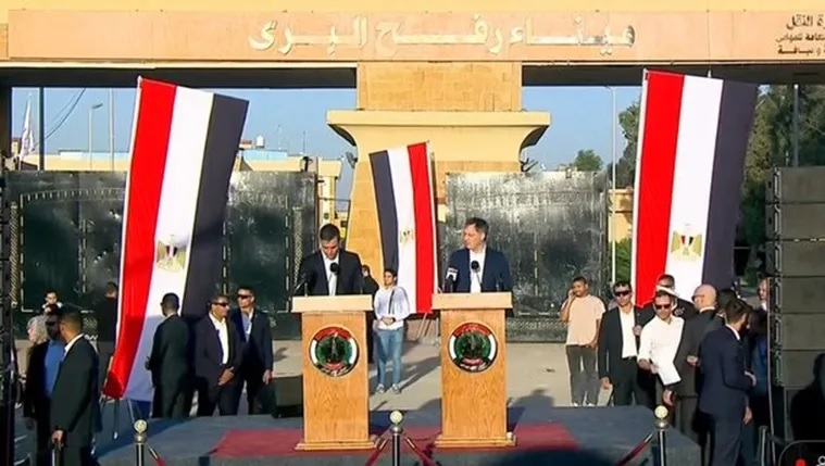 تصريحات رئيسي حكومتي إسبانيا وبلجيكا أمام معبر رفح تثير غضب العدو الصهيوني 