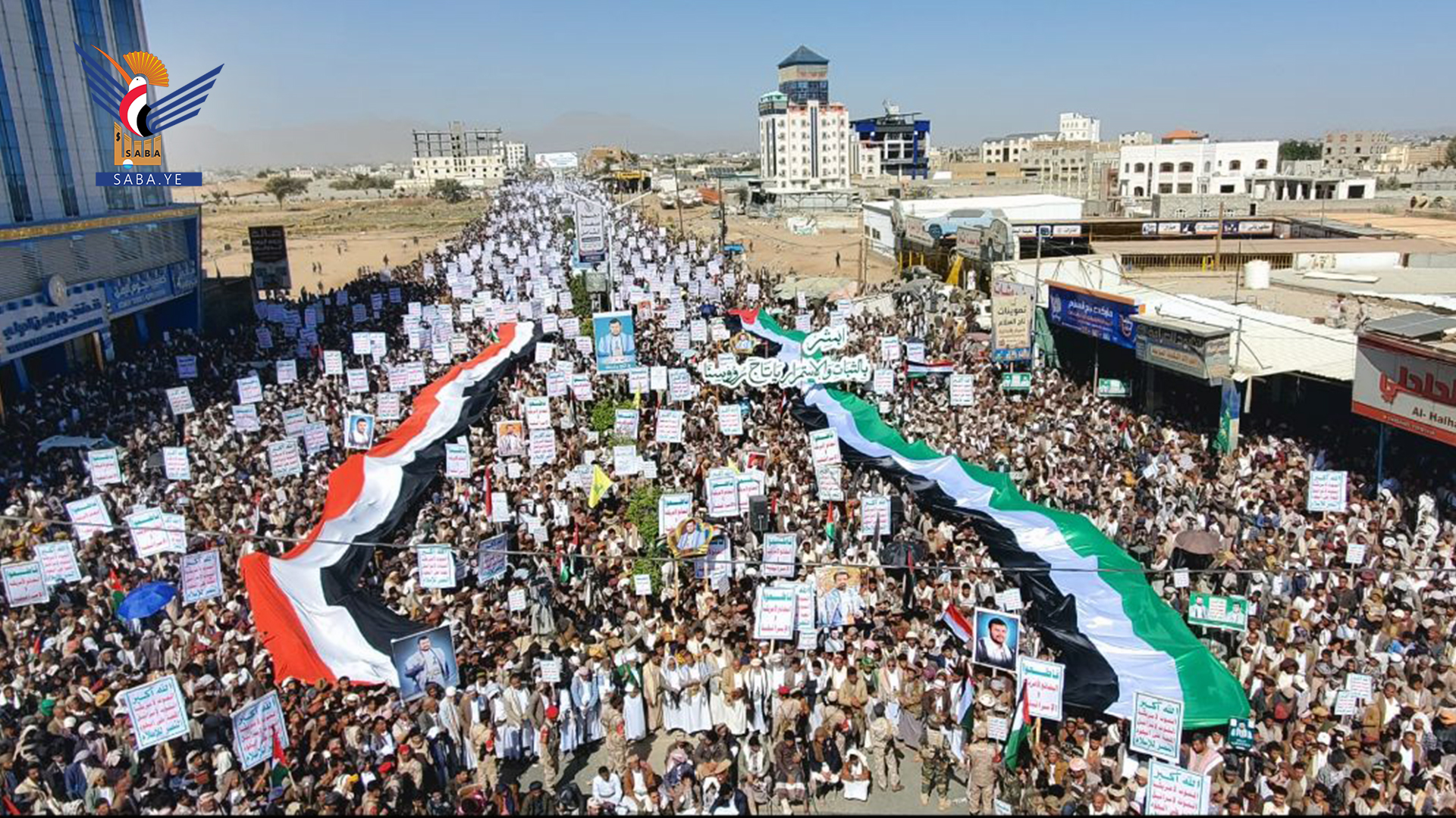 صعدة.. 14 مسيرة حاشدة تحت شعار ” مسارنا مع غزة.. قدما حتى النصر “
