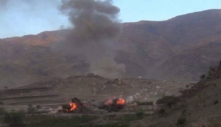 قصف صاروخي ومدفعي على عسير وصعدة قصف صاروخي ومدفعي على عسير وصعدة