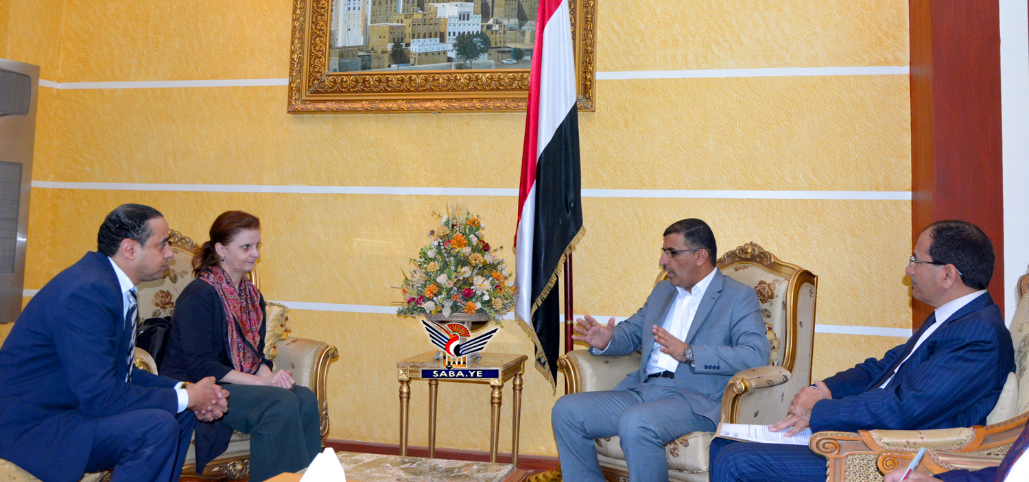 وزير الاتصالات يلتقي نائب رئيس بعثة الأمم المتحدة لدعم اتفاق الحديدة