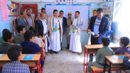 تفقد أنشطة الدورات الصيفية في عدد من المراكز بمديرية همدان