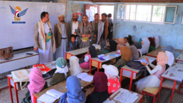 تفقد أنشطة الدورات الصيفية في مديرية همدان بمحافظة صنعاء