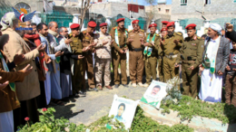 نائب رئيس هيئة الإسناد اللوجستي وعدد من القادة يزورون معرض صناع المجد وروضة الشهداء بجدر