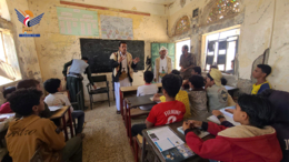 تفقد أنشطة الدورات الصيفية في مديرية الخبت بالمحويت