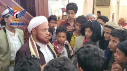 تفقد أنشطة الدورة الصيفية في جامع الجند بمديرية التعزية