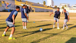 الأهلي يجري حصة تدريبية في أربيل