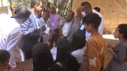 تعز.. تدّشين المخيم الطبي المجاني في مديرية صبر الموادم