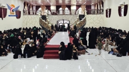 تعز .. الهيئة النسائية تقيم مجلس عزاء للشهيد عيسى العفيري