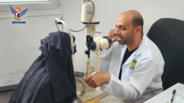 تدشين المخيم الطبي المجاني الـ20 لطب العيون بمديرية الزهرة في الحديدة