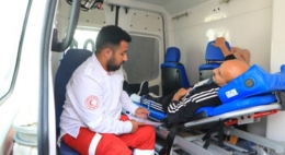 الهلال الأحمر الفلسطيني: مغادرة 47 غزيّا بين مرضى ومرافقين للعلاج خارج غزة