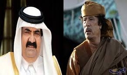 محمي: القذافي وقطر