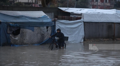 صحة غزة : وفاة طفل رضيع بسبب البرد الشديد الناتج عن المنخفض الجوي
