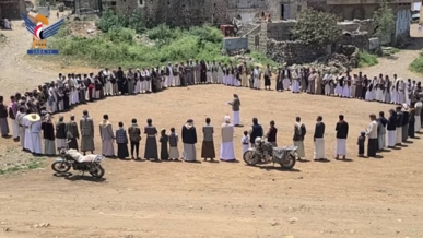 وقفات حاشدة بالمحويت تأكيدًا على ثبات الموقف مع فلسطين ولبنان وإيران
